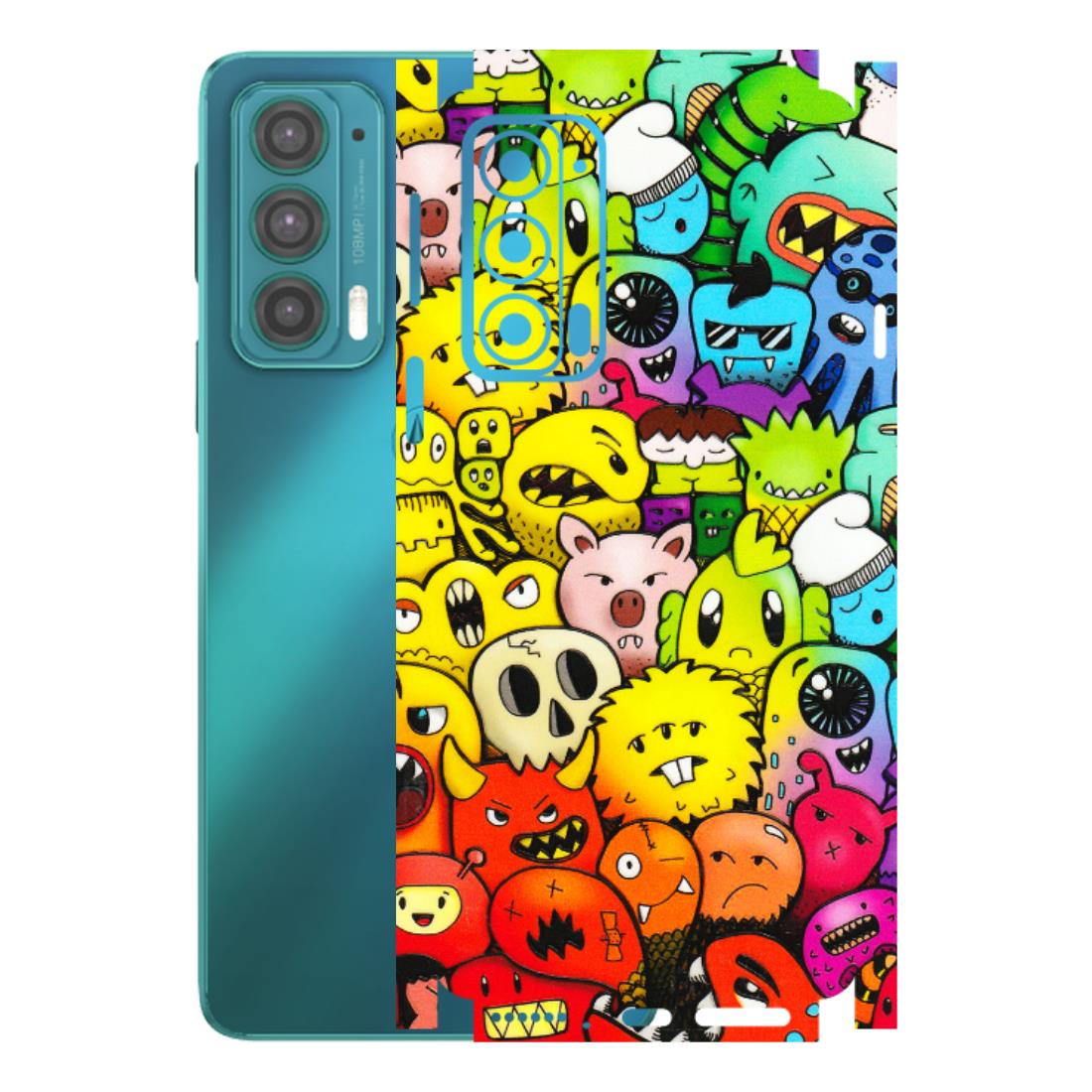 Motorola Phone Skins (All Models) - Angry Funkies - 3D Embossed Finish (L-169) Motorola Moto Edge 20 (5G)