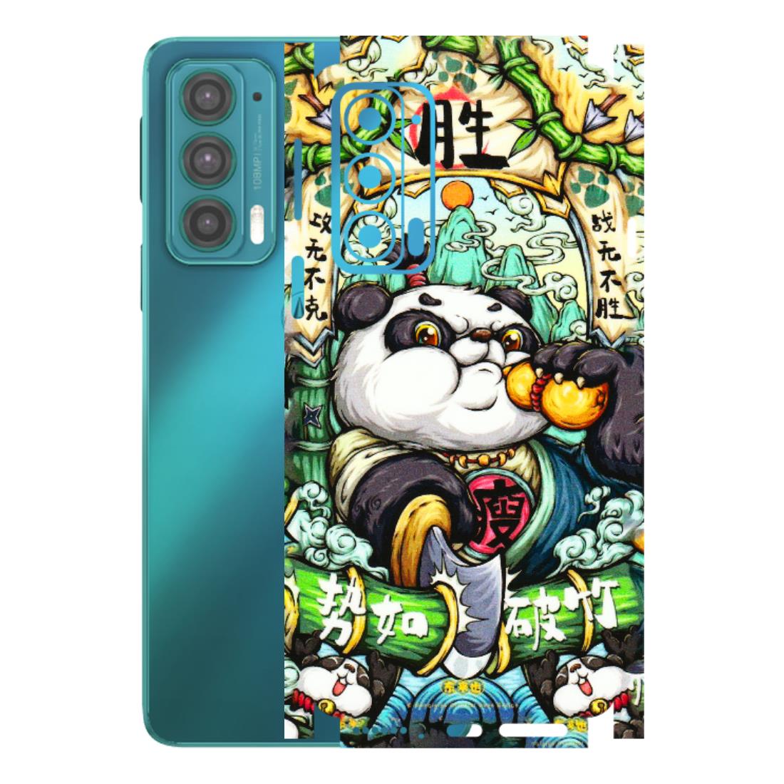 Motorola Phone Skins (All Models) - Royal Rich Panda - 3D Embossed Finish (L-170) Motorola Moto Edge 20 (5G)