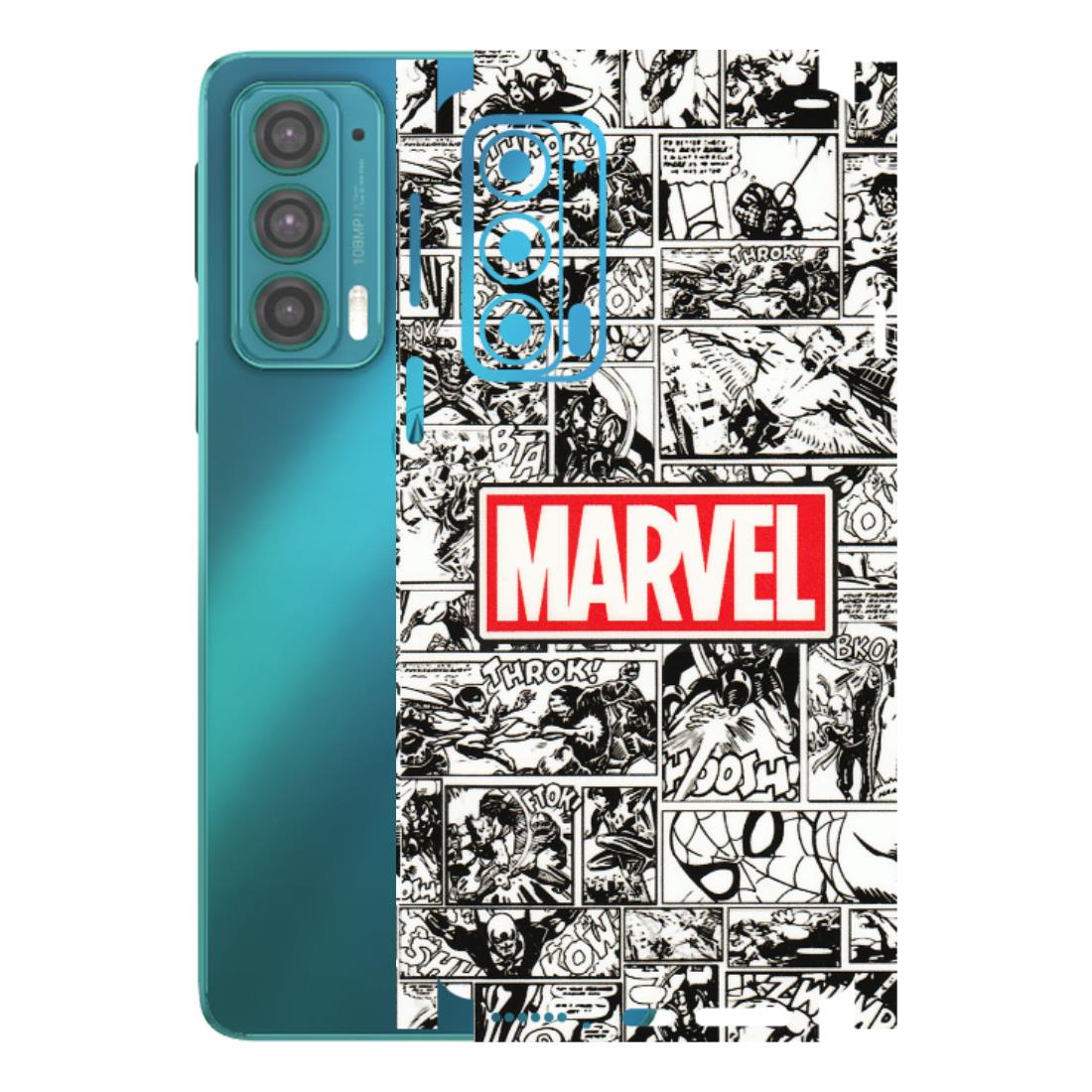 Motorola Phone Skins (All Models) - Marvel Comic - 3D Embossed Finish (L-171) Motorola Moto Edge 20 (5G)