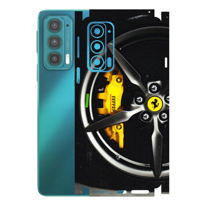 Motorola Phone Skins (All Models) - Ferrari Wheel Alloy - 3D Embossed Finish (L-173) Motorola Moto Edge 20 (5G)