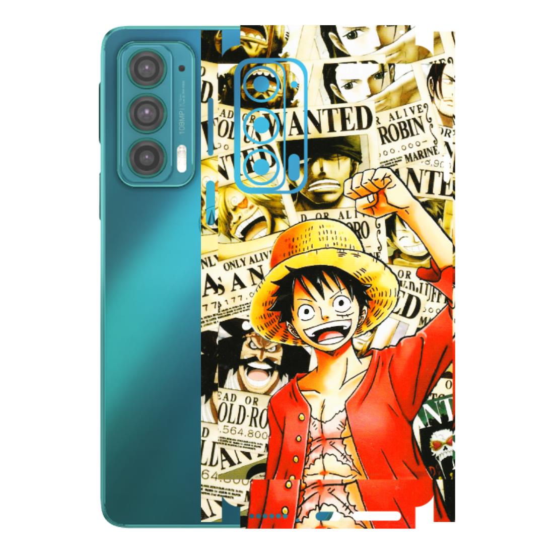 Motorola Phone Skins (All Models) - Luffy Anime - 3D Embossed Finish (L-177) Motorola Moto Edge 20 (5G)