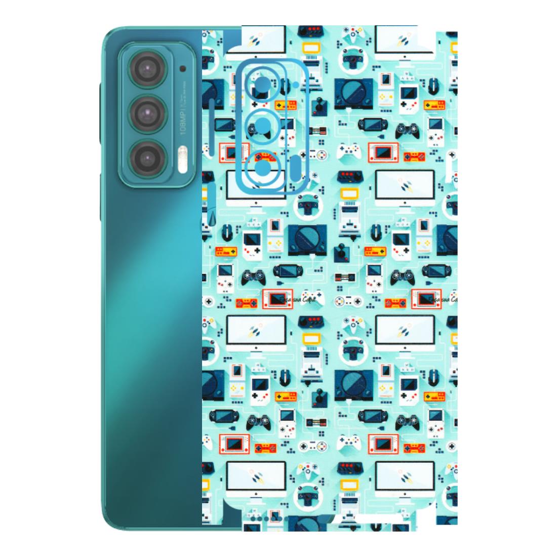 Motorola Phone Skins (All Models) - Gadgets Doodle - 3D Embossed Finish (L-184) Motorola Moto Edge 20 (5G)