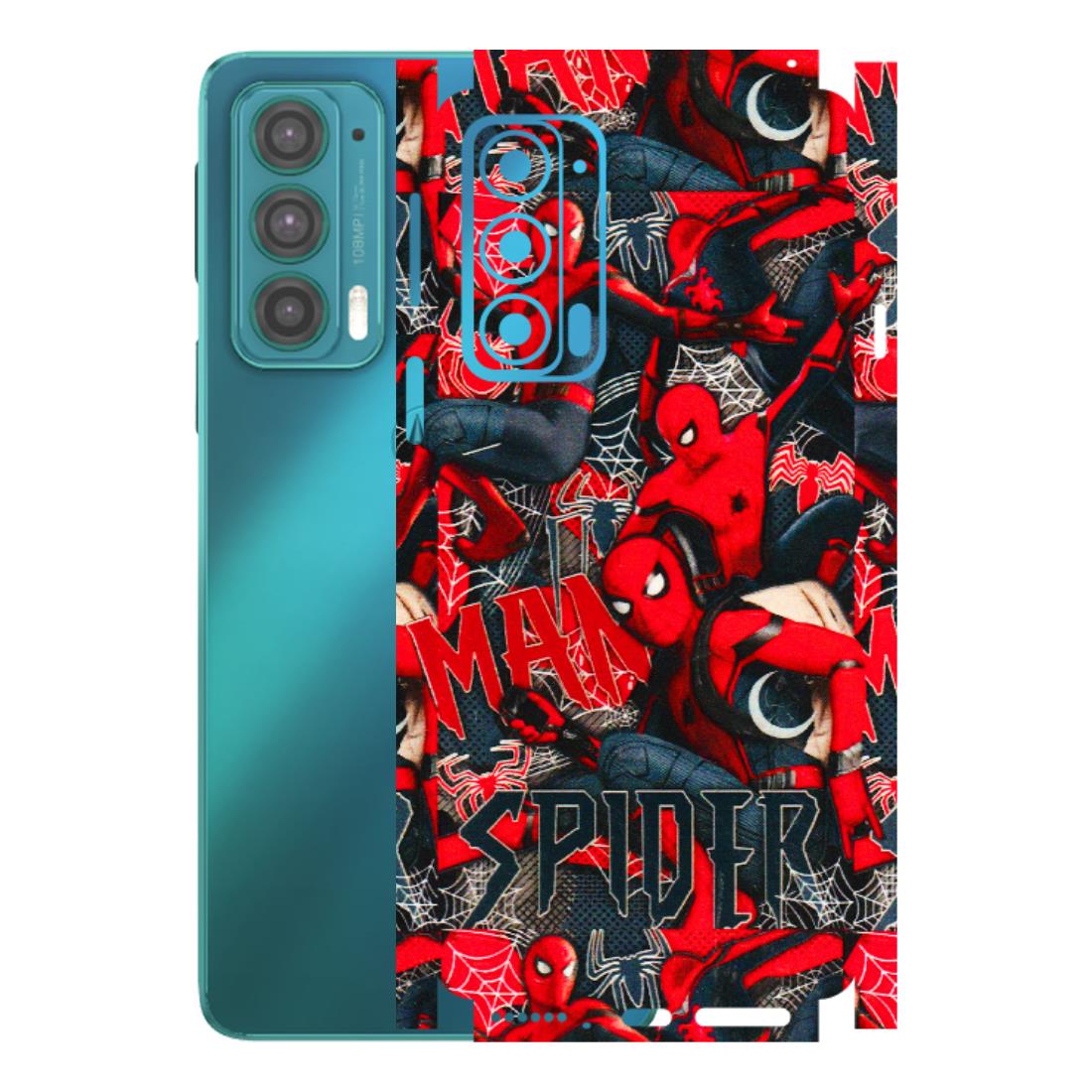 Motorola Phone Skins (All Models) - SpiderMan Cool - 3D Embossed Finish (L-188) Motorola Moto Edge 20 (5G)
