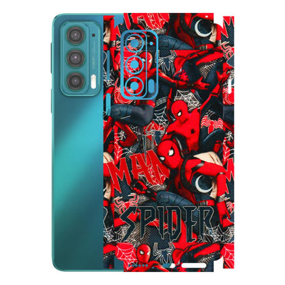 Motorola Phone Skins (All Models) - SpiderMan Cool - 3D Embossed Finish (L-188) Motorola Moto Edge 20 (5G)