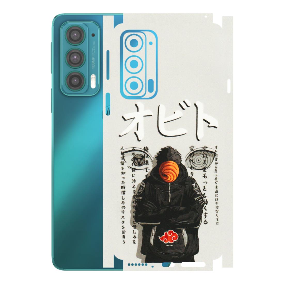Motorola Phone Skins (All Models) - Obito Anime Eye - 3D Embossed Finish (L-19) Motorola Moto Edge 20 (5G)