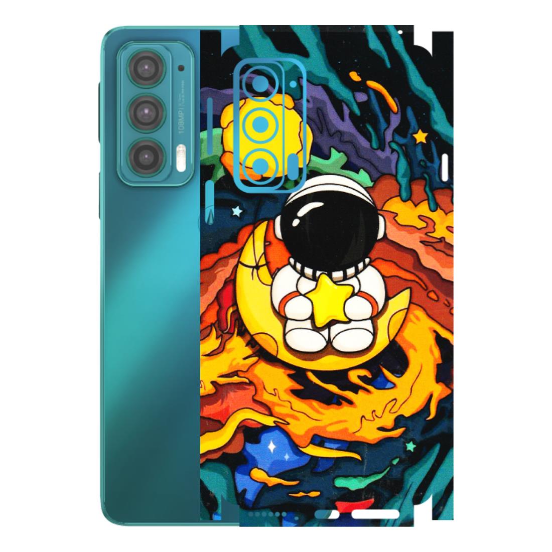 Motorola Phone Skins (All Models) - Baby Astronaut - 3D Embossed Finish (L-197) Motorola Moto Edge 20 (5G)