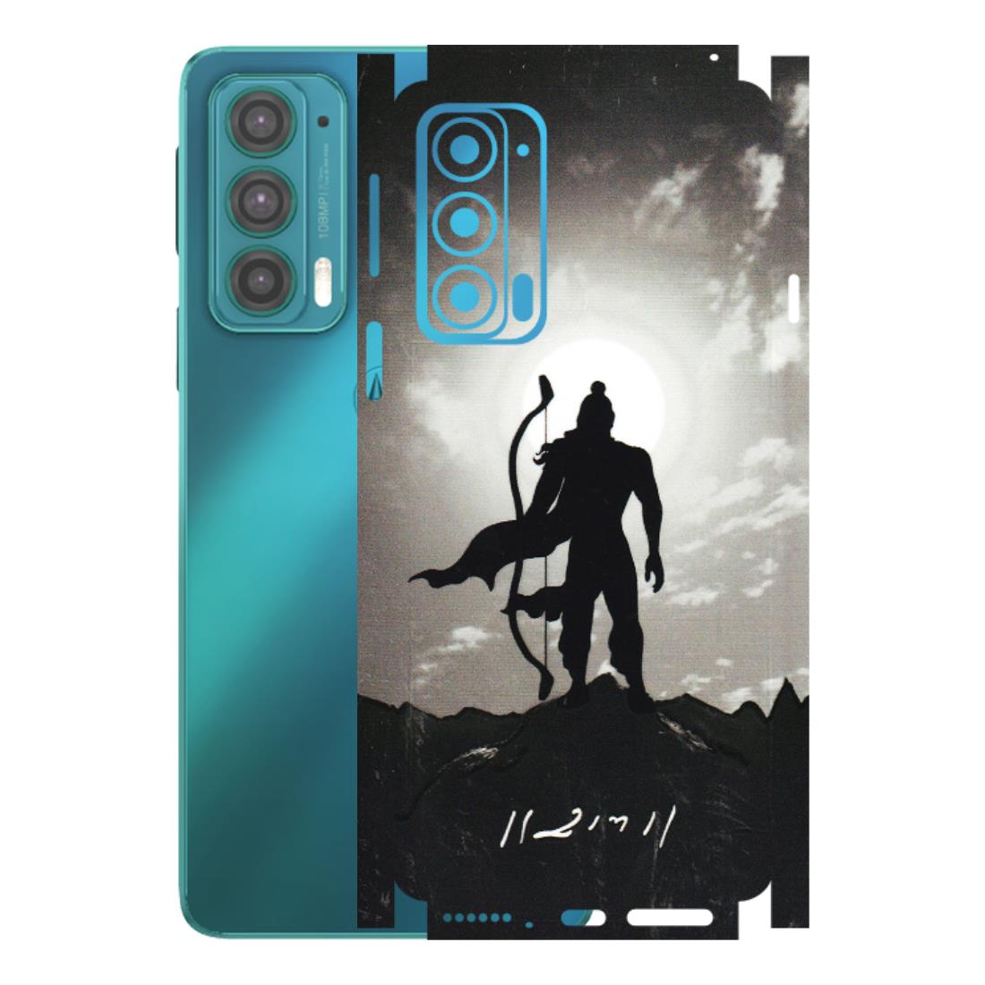 Motorola Phone Skins (All Models) - Jai Siya Ram - 3D Embossed Finish (L-200) Motorola Moto Edge 20 (5G)