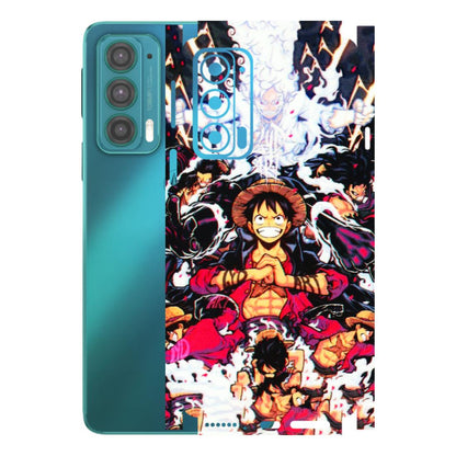 Motorola Phone Skins (All Models) - Luffy Anime Character - 3D Embossed Finish (L-203) Motorola Moto Edge 20 (5G)