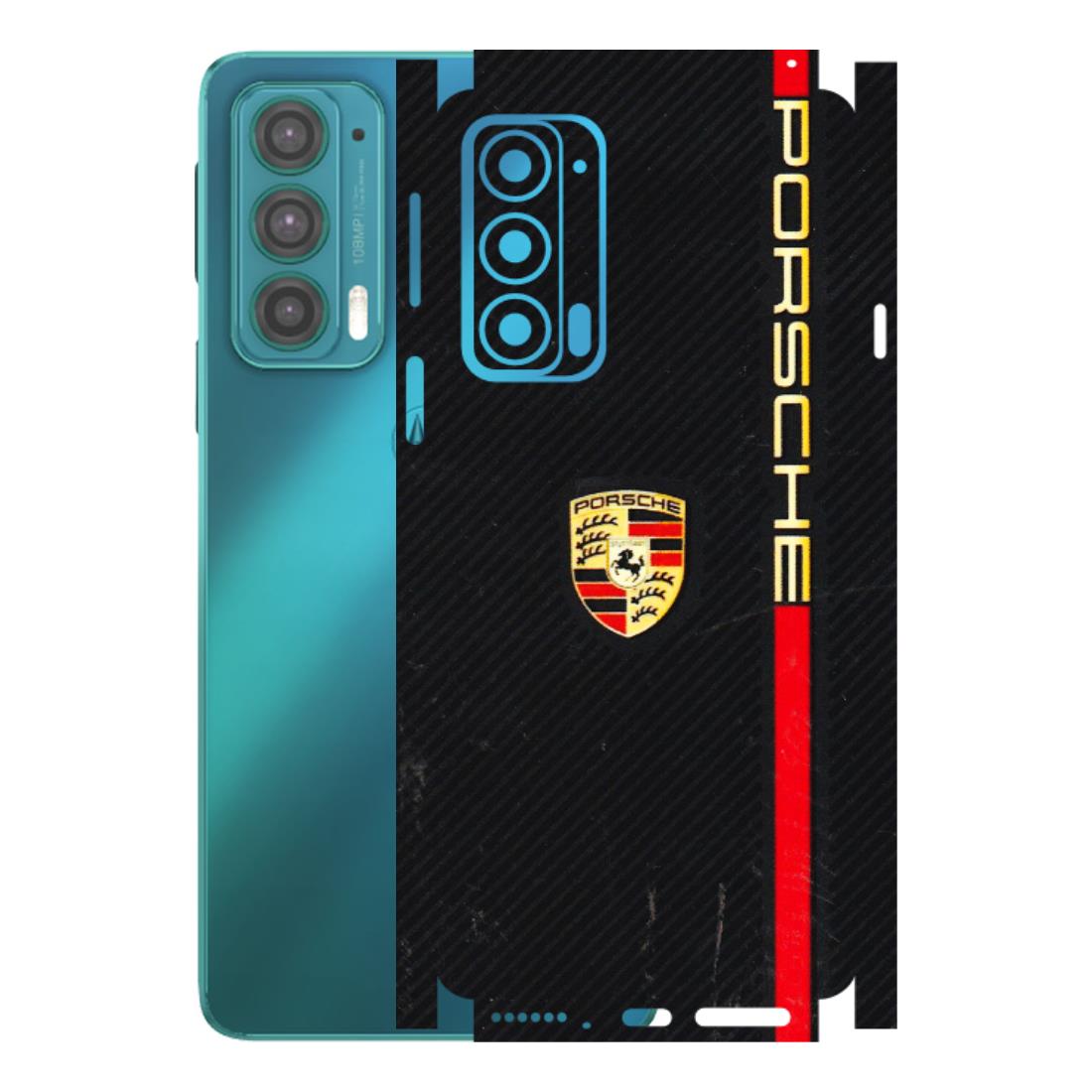 Motorola Phone Skins (All Models) - Premium Porsche - 3D Embossed Finish (L-225) Motorola Moto Edge 20 (5G)