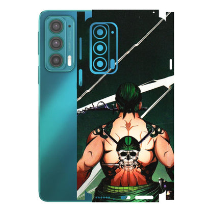 Motorola Phone Skins (All Models) - Zoro Anime - 3D Embossed Finish (L-23) Motorola Moto Edge 20 (5G)
