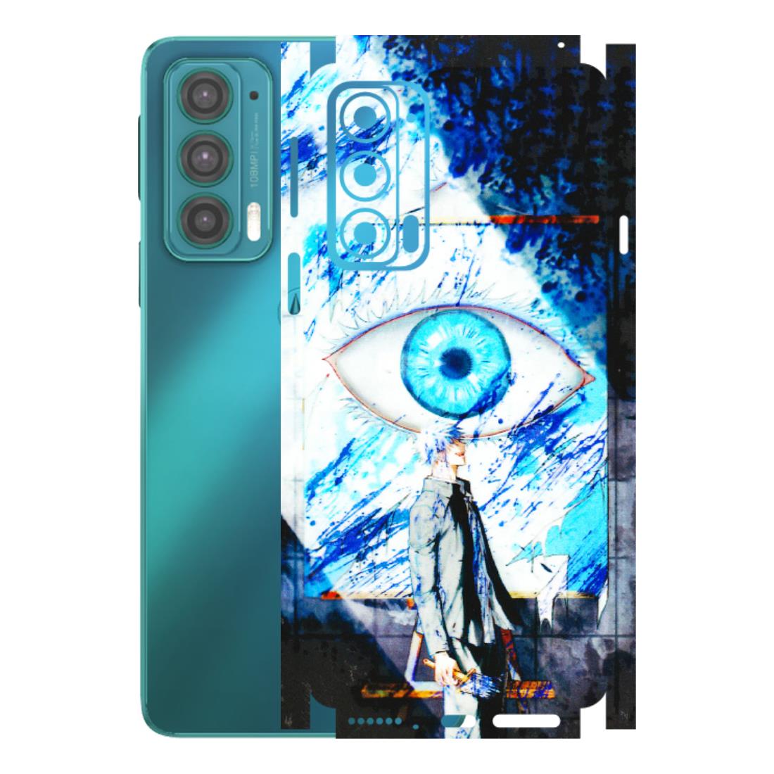 Motorola Phone Skins (All Models) - Gojo Satoru evil eye - 3D Embossed Finish (L-239) Motorola Moto Edge 20 (5G)