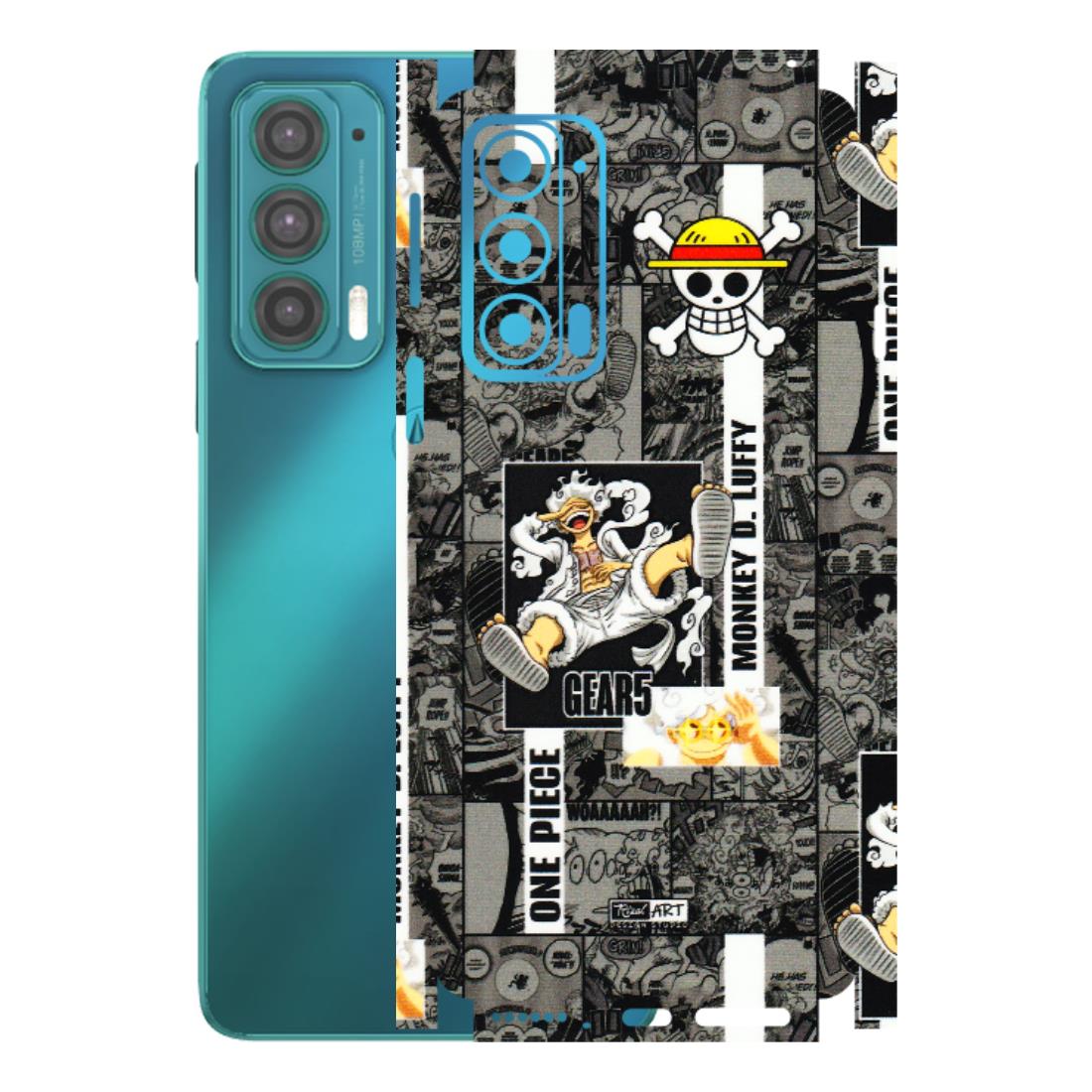 Motorola Phone Skins (All Models) - Cuffy Anime MonkeyCamic - 3D Embossed Finish (L-242) Motorola Moto Edge 20 (5G)
