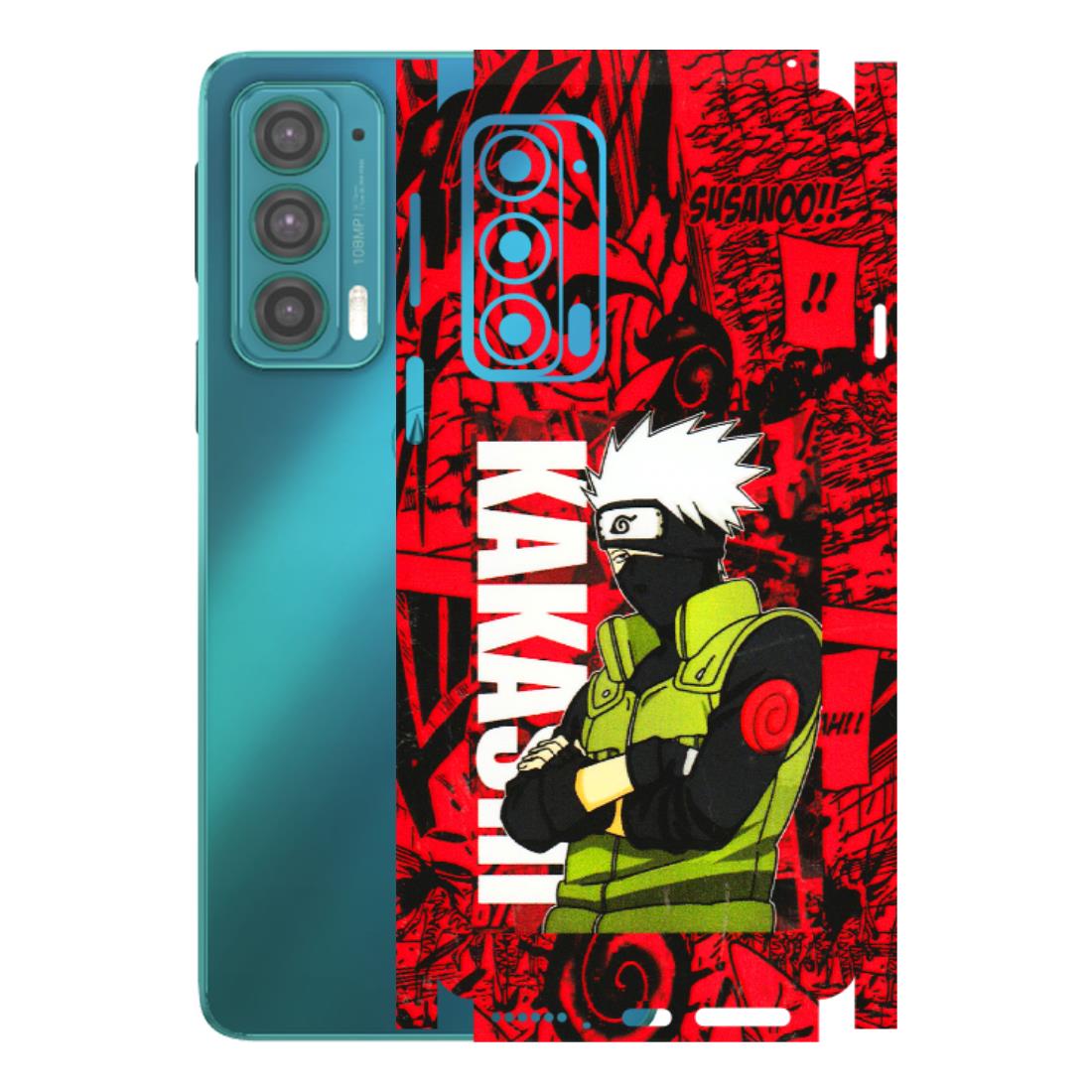 Motorola Phone Skins (All Models) - Kakashi Red Anime - 3D Embossed Finish (L-251) Motorola Moto Edge 20 (5G)