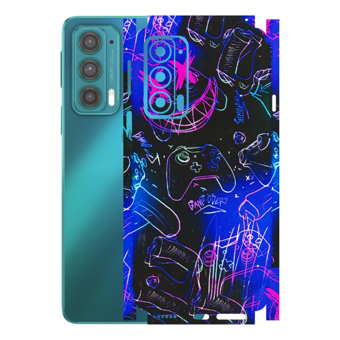 Motorola Phone Skins (All Models) - Gamers Paradise - 3D Embossed Finish (L-258) Motorola Moto Edge 20 (5G)