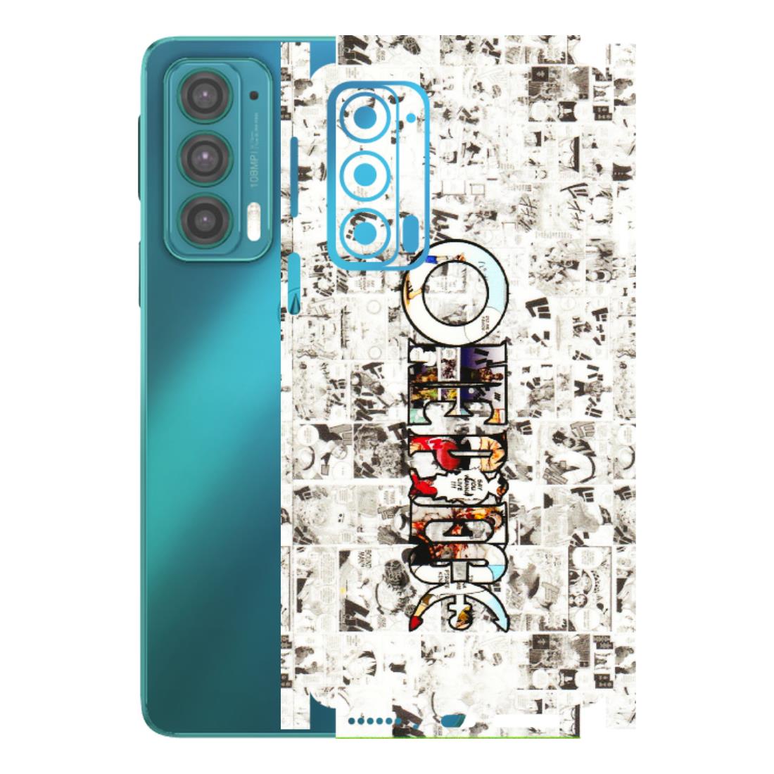 Motorola Phone Skins (All Models) - One Piece Manga - 3D Embossed Finish (L-26) Motorola Moto Edge 20 (5G)