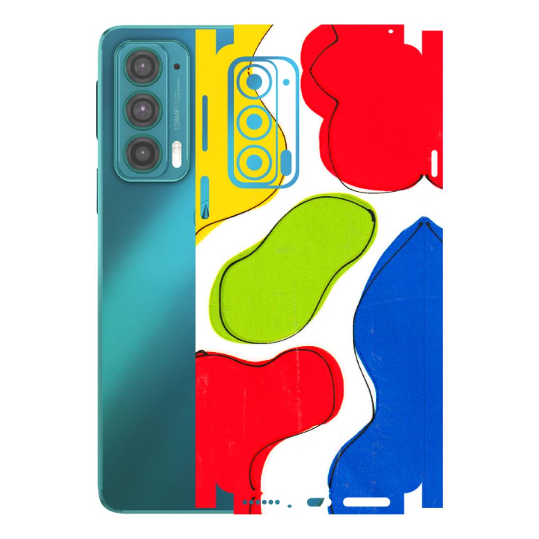 Motorola Phone Skins (All Models) - RGB Colour Paint - 3D Embossed Finish (L-284) Motorola Moto Edge 20 (5G)