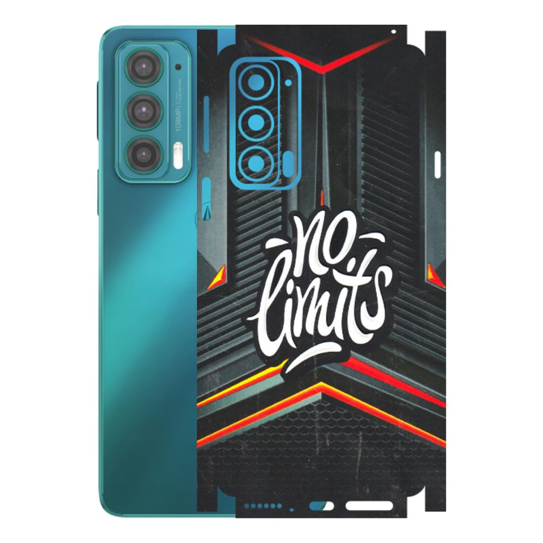 Motorola Phone Skins (All Models) - No Limits - 3D Embossed Finish (L-286) Motorola Moto Edge 20 (5G)