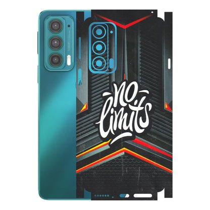 Motorola Phone Skins (All Models) - No Limits - 3D Embossed Finish (L-286) Motorola Moto Edge 20 (5G)