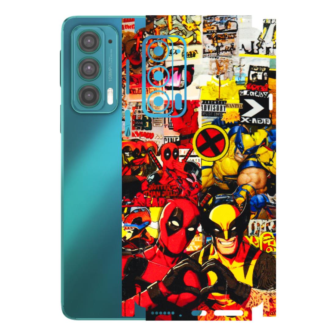 Motorola Phone Skins (All Models) - Spidy Wolverine - 3D Embossed Finish (L-310) Motorola Moto Edge 20 (5G)