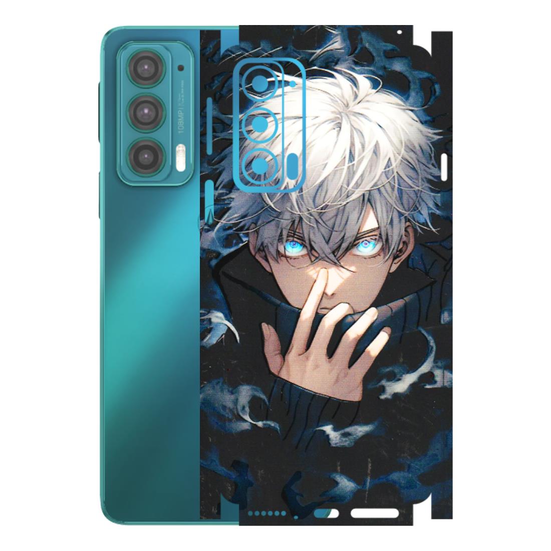 Motorola Phone Skins (All Models) - New Jujutsu Kaisen Anime - 3D Embossed Finish (L-313) Motorola Moto Edge 20 (5G)