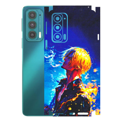 Motorola Phone Skins (All Models) - Sanji Vinsmoke One Piece - 3D Embossed Finish (L-319) Motorola Moto Edge 20 (5G)