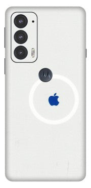 Motorola Phone Skins (All Models) - iPhone Magsafe Logo - 3D Embossed Finish (L-320) Motorola Moto Edge 20 (5G)