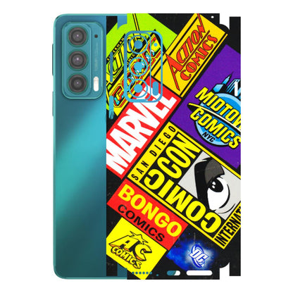Motorola Phone Skins (All Models) - Bongo Comic Con - 3D Embossed Finish (L-325) Motorola Moto Edge 20 (5G)