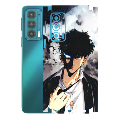 Motorola Phone Skins (All Models) - Sung Jinwoo Manhwa Anime - 3D Embossed Finish (L-328) Motorola Moto Edge 20 (5G)