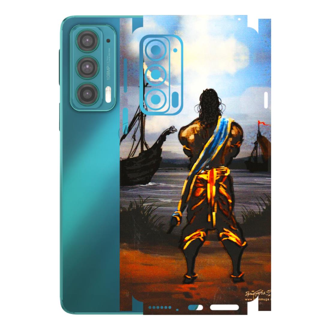 Motorola Phone Skins (All Models) - Heavenly God Figure - 3D Embossed Finish (L-34) Motorola Moto Edge 20 (5G)