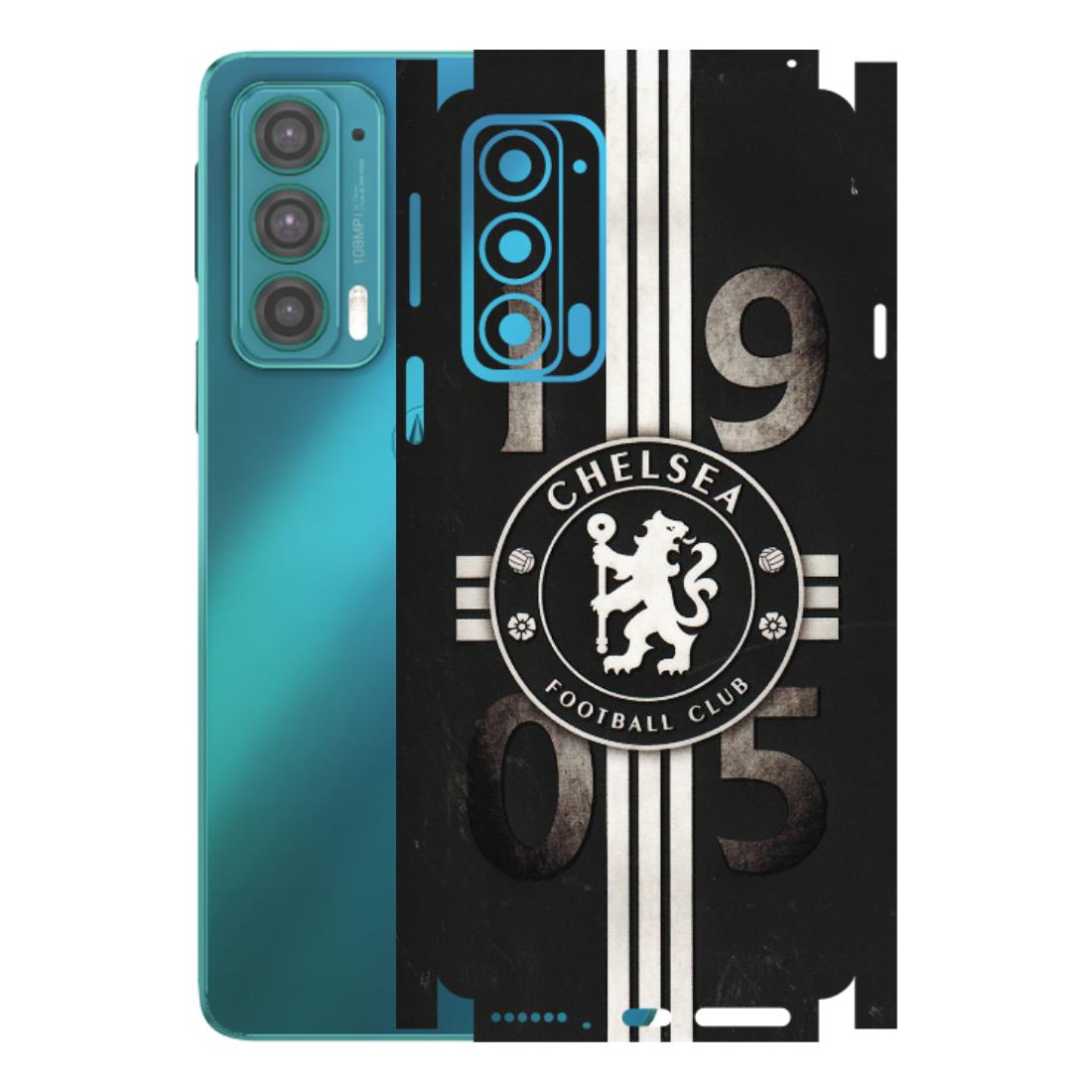 Motorola Phone Skins (All Models) - Chelsea Fan Club - 3D Embossed Finish (L-36) Motorola Moto Edge 20 (5G)