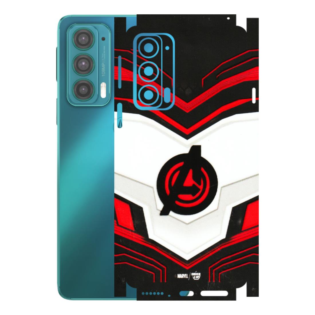 Motorola Phone Skins (All Models) - Avengers Logo - 3D Embossed Finish (L-55) Motorola Moto Edge 20 (5G)