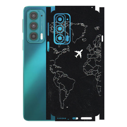 Motorola Phone Skins (All Models) - Never Ending Travel - 3D Embossed Finish (L-79) Motorola Moto Edge 20 (5G)