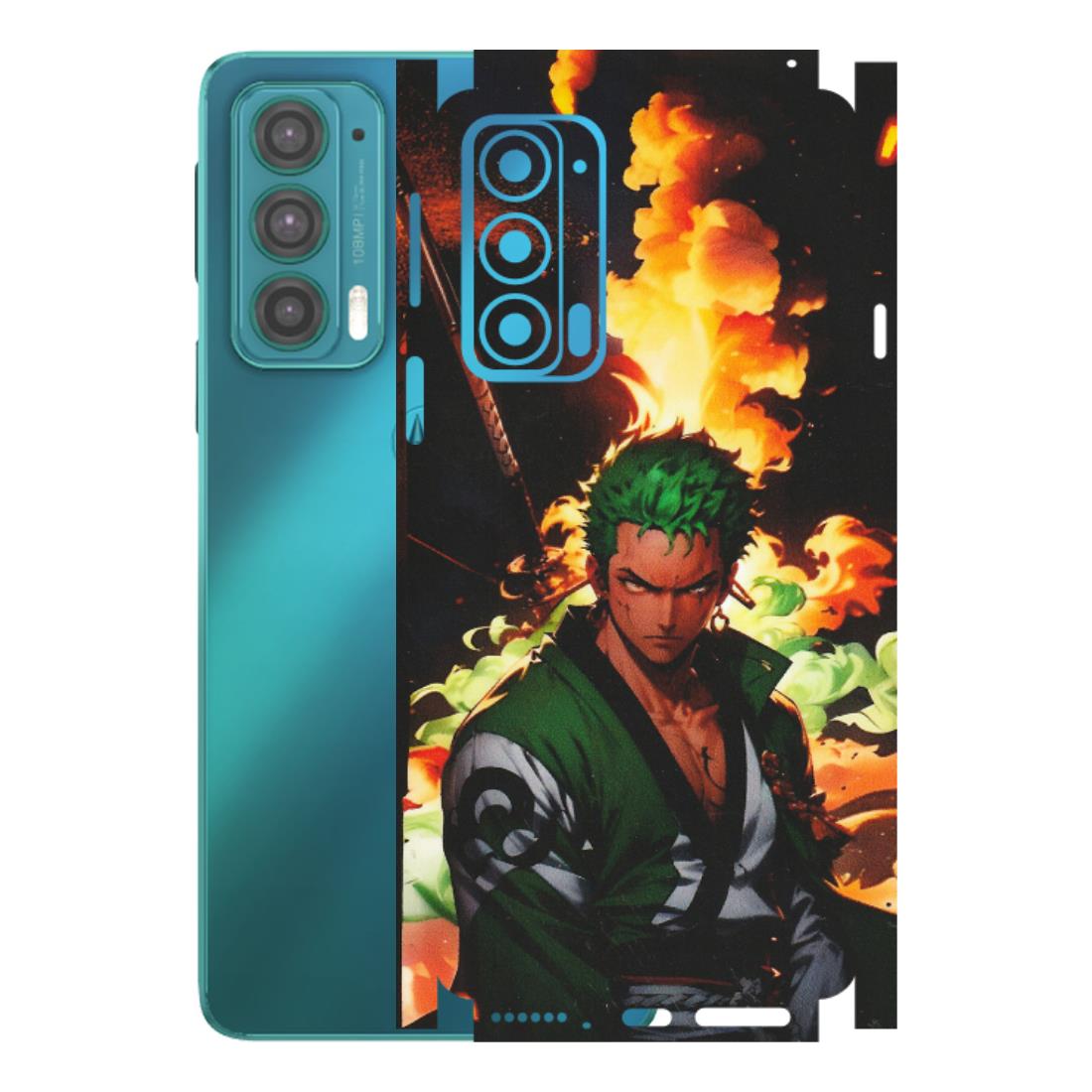 Motorola Phone Skins (All Models) - Roronoa Zoro - Matte Finish (M-102) Motorola Moto Edge 20 (5G)