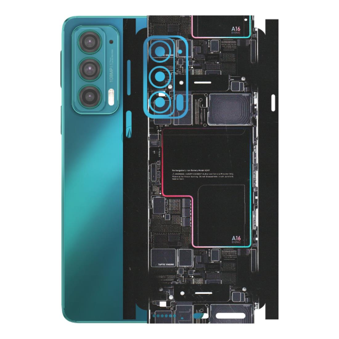 Motorola Phone Skins (All Models) - Motherboard Circuit Layout - Matte Finish (M-117) Motorola Moto Edge 20 (5G)
