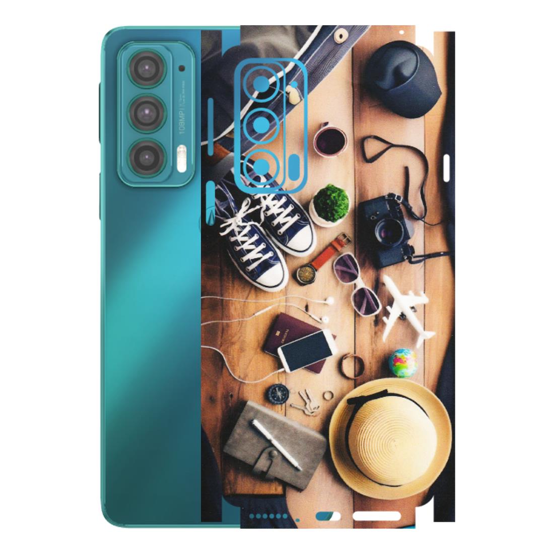 Motorola Phone Skins (All Models) - Travel Wanderlust - Matte Finish (M-133) Motorola Moto Edge 20 (5G)
