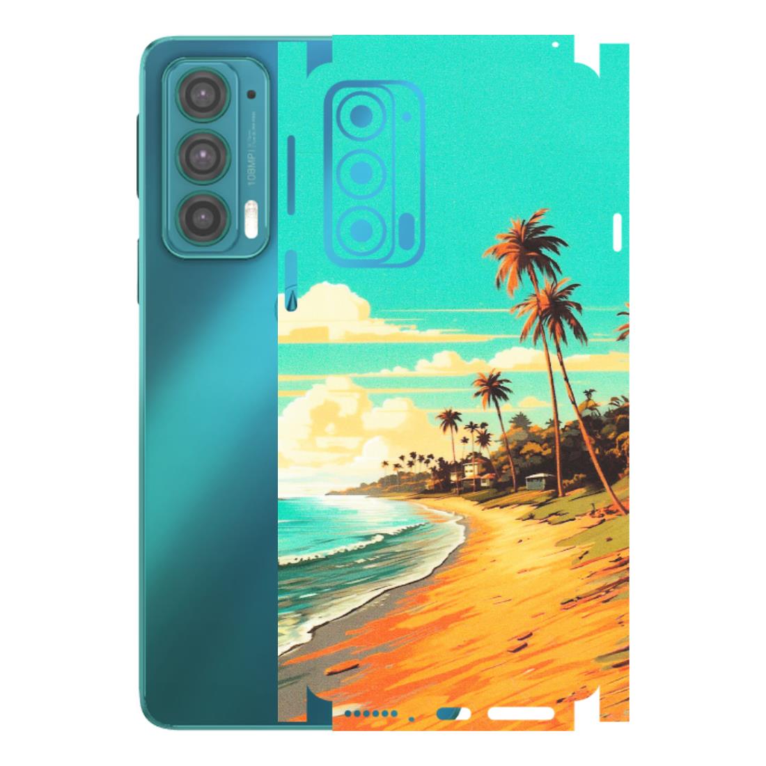 Motorola Phone Skins (All Models) - Miami Beach - Matte Finish (M-136) Motorola Moto Edge 20 (5G)