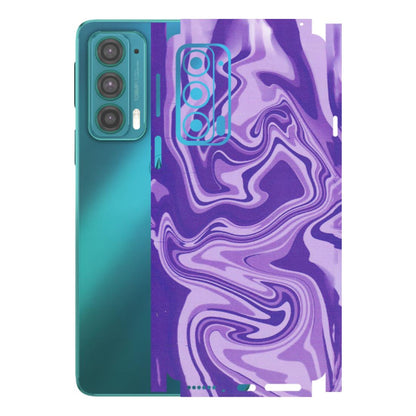 Motorola Phone Skins (All Models) - Hazy Purple Nights - Matte Finish (M-14) Motorola Moto Edge 20 (5G)