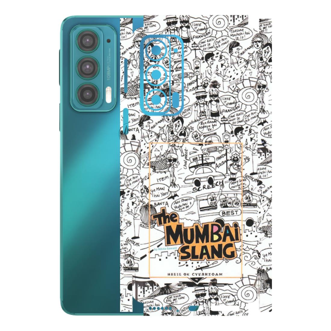 Motorola Phone Skins (All Models) - The Mumbai Slang - Matte Finish (M-142) Motorola Moto Edge 20 (5G)