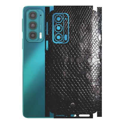 Motorola Phone Skins (All Models) - Black Snack Leather - Matte Finish (M-147) Motorola Moto Edge 20 (5G)