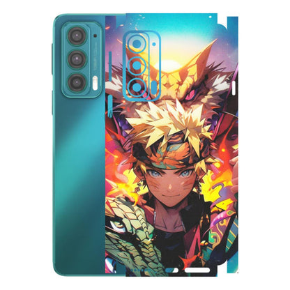 Motorola Phone Skins (All Models) - Angry Naruto Anime - Matte Finish (M-148) Motorola Moto Edge 20 (5G)