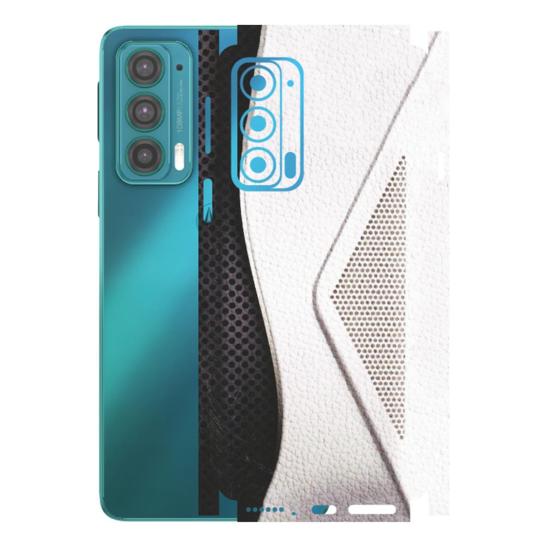 Motorola Phone Skins (All Models) - Black And White Iconic Convoy - Matte Finish (M-149) Motorola Moto Edge 20 (5G)