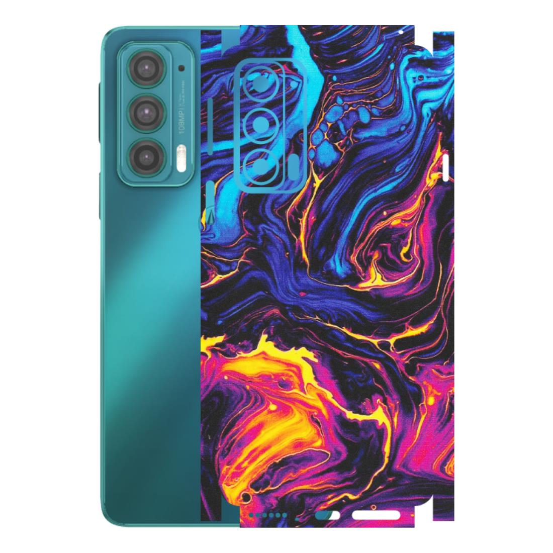 Motorola Phone Skins (All Models) - Abstract Paint Classy - Matte Finish (M-15) Motorola Moto Edge 20 (5G)