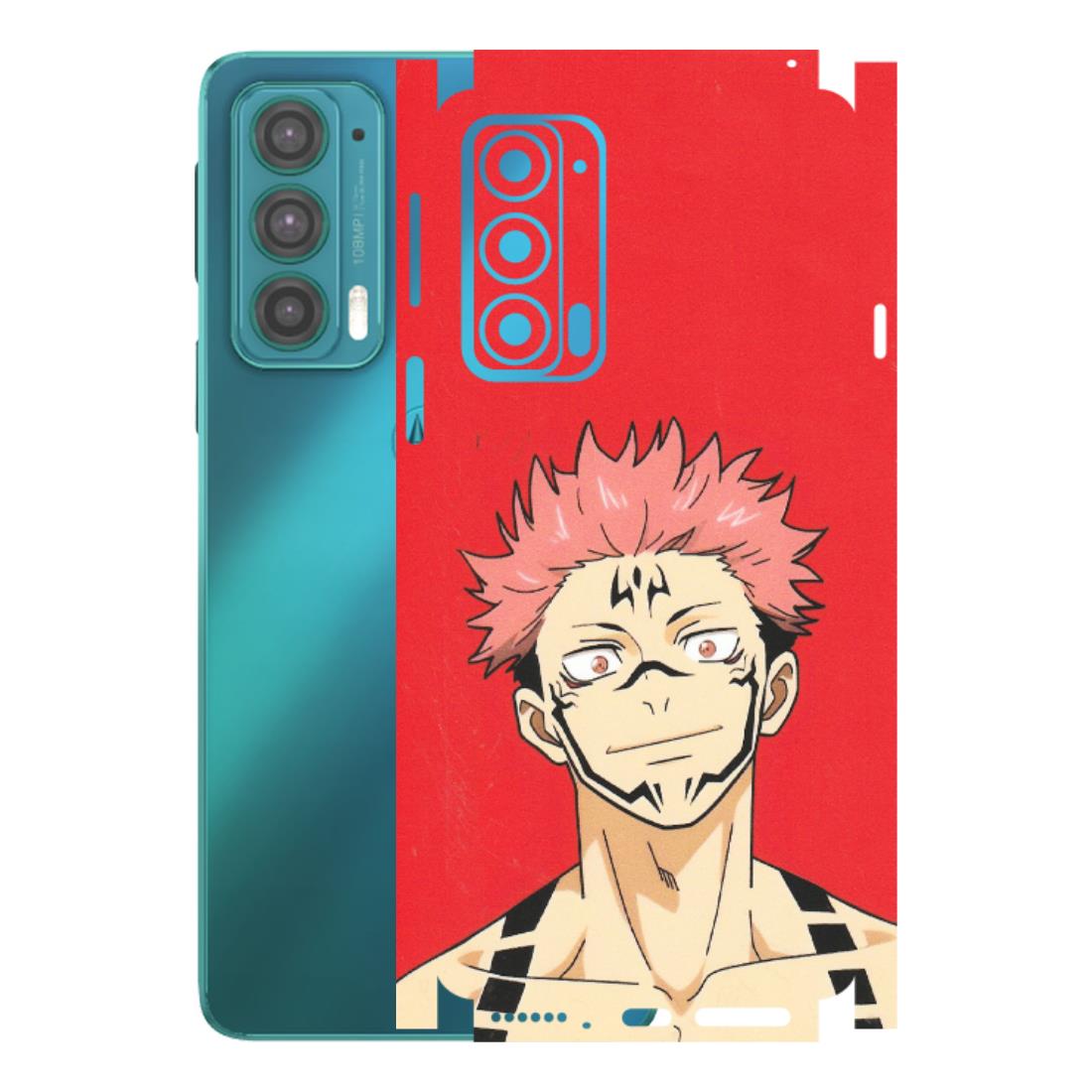 Motorola Phone Skins (All Models) - Ryomen Sukuna Fun Anime - Matte Finish (M-153) Motorola Moto Edge 20 (5G)