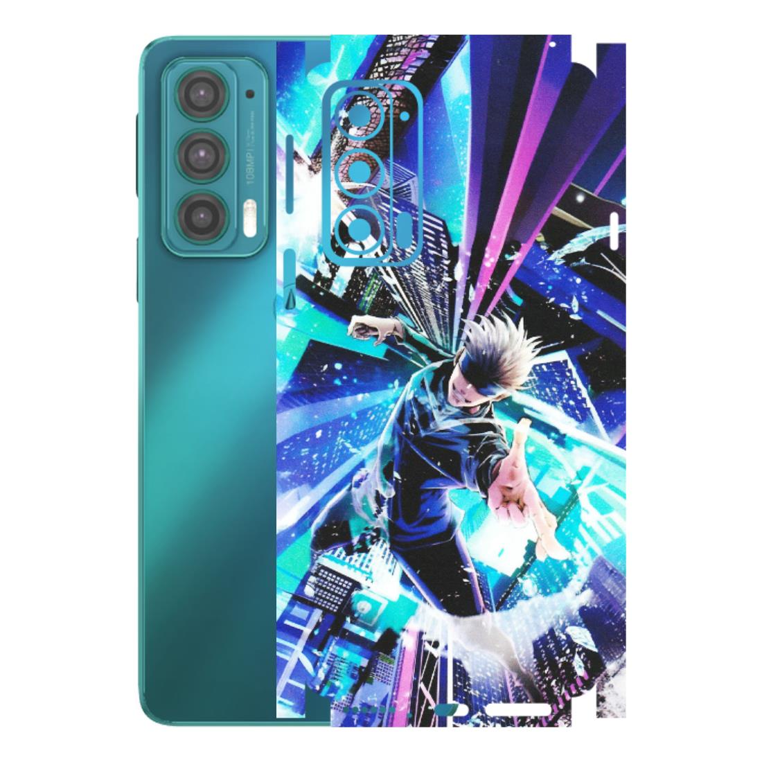 Motorola Phone Skins (All Models) - Manga Action Jujustu Kaisen Anime - Matte Finish (M-155) Motorola Moto Edge 20 (5G)