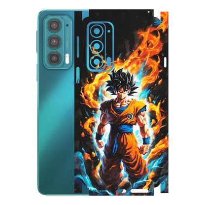 Motorola Phone Skins (All Models) - Goku Transformation Anime - Matte Finish (M-159) Motorola Moto Edge 20 (5G)