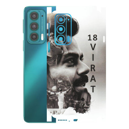 Motorola Phone Skins (All Models) - Virat Kohli Cricketer - Matte Finish (M-163) Motorola Moto Edge 20 (5G)