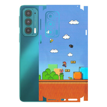 Motorola Phone Skins (All Models) - Mario Game Scene - Matte Finish (M-24) Motorola Moto Edge 20 (5G)
