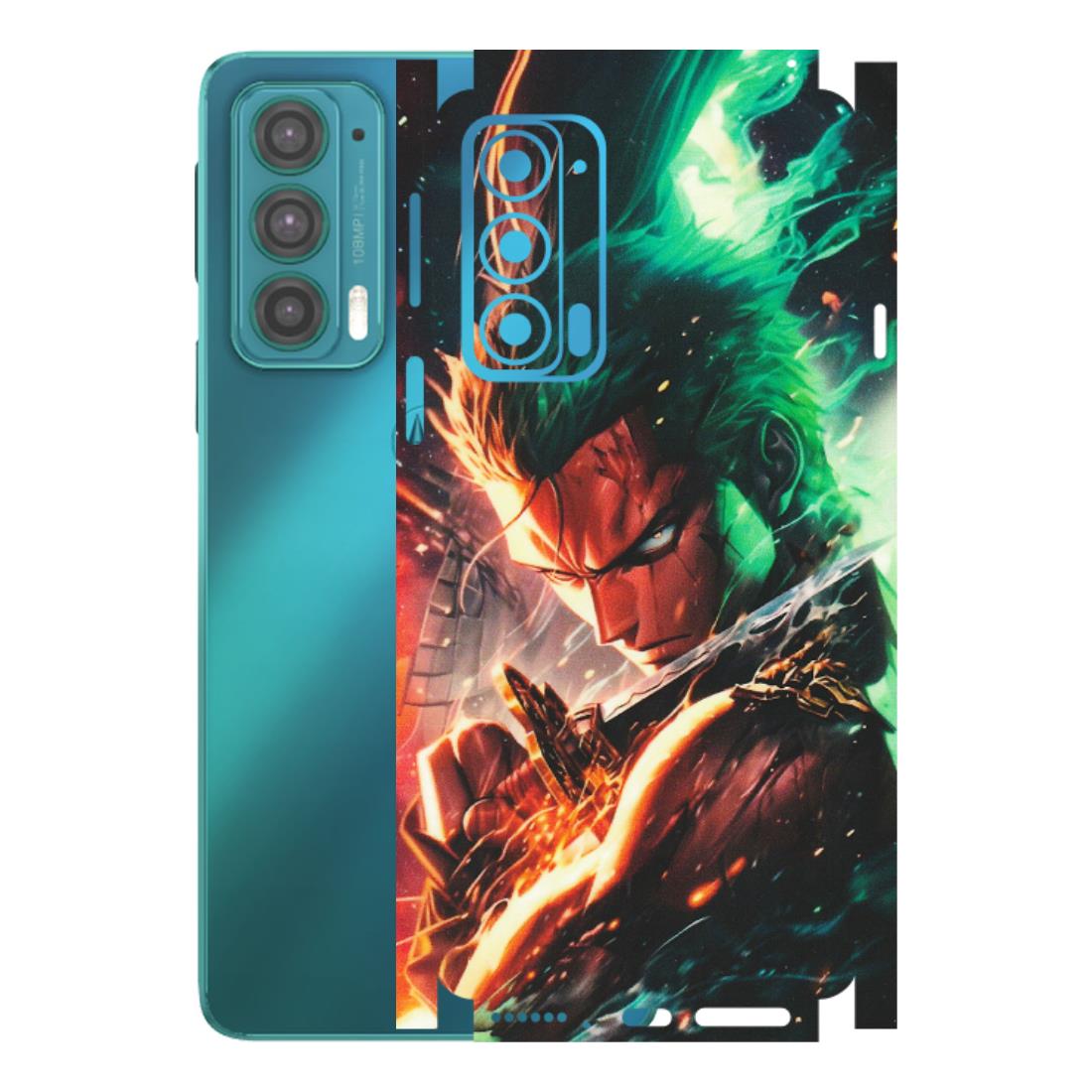Motorola Phone Skins (All Models) - Anime Gojo Sword - Matte Finish (M-32) Motorola Moto Edge 20 (5G)