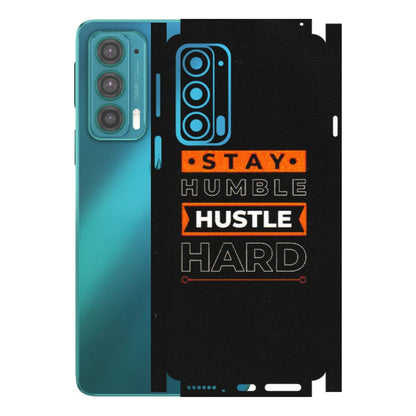 Motorola Phone Skins (All Models) - Stay Humble Stay Hard - Matte Finish (M-48) Motorola Moto Edge 20 (5G)