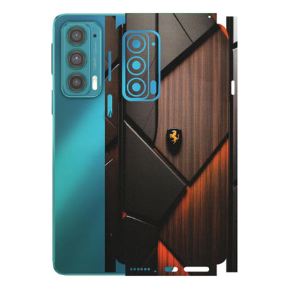 Motorola Phone Skins (All Models) - Lambo Beauty Wood Pattern Sober - Matte Finish (M-51) Motorola Moto Edge 20 (5G)